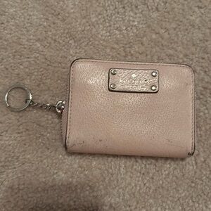 pink kate spade keychain wallet